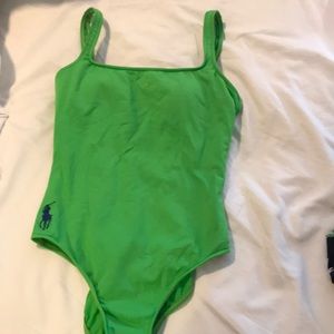 One piece bathing suit